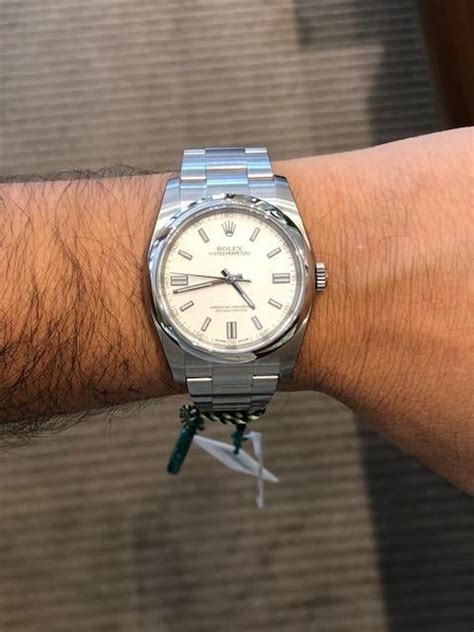 rolex oyster perpetual 39 vs 36